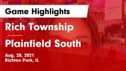 Rich Township  vs Plainfield South Game Highlights - Aug. 28, 2021