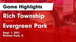 Rich Township  vs Evergreen Park Game Highlights - Sept. 1, 2021