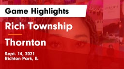 Rich Township  vs Thornton  Game Highlights - Sept. 14, 2021