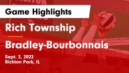 Rich Township  vs Bradley-Bourbonnais  Game Highlights - Sept. 2, 2022