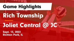 Rich Township  vs Joliet Central @ JC Game Highlights - Sept. 13, 2022