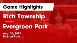 Rich Township  vs Evergreen Park  Game Highlights - Aug. 30, 2023