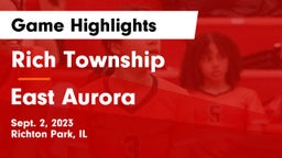 Rich Township  vs East Aurora Game Highlights - Sept. 2, 2023