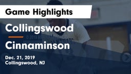 Collingswood  vs Cinnaminson  Game Highlights - Dec. 21, 2019