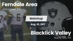 Matchup: Ferndale  vs. Blacklick Valley  2017