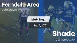 Matchup: Ferndale  vs. Shade  2017
