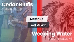Matchup: Cedar Bluffs High vs. Weeping Water  2016