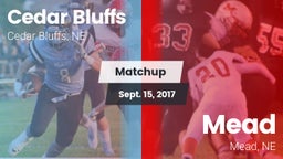Matchup: Cedar Bluffs High vs. Mead  2017