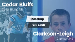 Matchup: Cedar Bluffs High vs. Clarkson-Leigh  2018