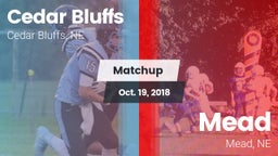 Matchup: Cedar Bluffs High vs. Mead  2018
