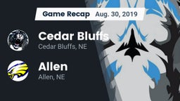 Recap: Cedar Bluffs  vs. Allen  2019