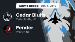 Recap: Cedar Bluffs  vs. Pender  2019