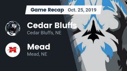 Recap: Cedar Bluffs  vs. Mead  2019