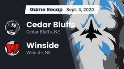 Recap: Cedar Bluffs  vs. Winside  2020