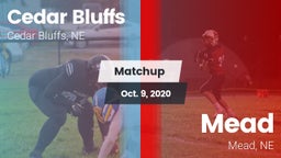 Matchup: Cedar Bluffs High vs. Mead  2020