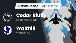 Recap: Cedar Bluffs  vs. Walthill  2022
