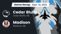 Recap: Cedar Bluffs  vs. Madison  2022