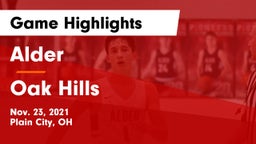 Alder  vs Oak Hills  Game Highlights - Nov. 23, 2021