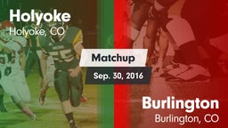 Matchup: Holyoke  vs. Burlington  2016