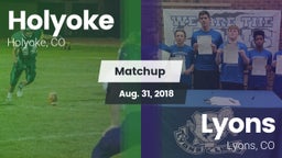 Matchup: Holyoke  vs. Lyons  2018