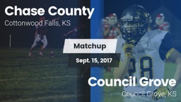 Matchup: Chase County High vs. Council Grove  2016