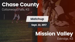 Matchup: Chase County High vs. Mission Valley  2017