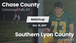 Matchup: Chase County High vs. Southern Lyon County 2017