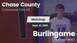 Matchup: Chase County High vs. Burlingame 2018