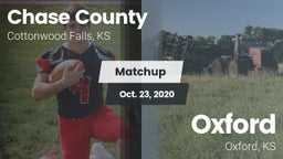 Matchup: Chase County High vs. Oxford  2020
