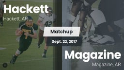 Matchup: Hackett  vs. Magazine  2017