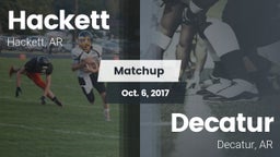 Matchup: Hackett  vs. Decatur  2017