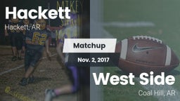 Matchup: Hackett  vs. West Side  2017