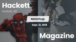 Matchup: Hackett  vs. Magazine 2018