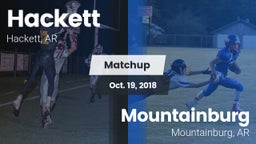 Matchup: Hackett  vs. Mountainburg  2018