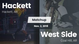 Matchup: Hackett  vs. West Side  2018