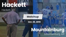 Matchup: Hackett  vs. Mountainburg  2019