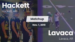 Matchup: Hackett  vs. Lavaca  2019