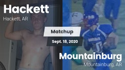 Matchup: Hackett  vs. Mountainburg  2020
