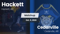 Matchup: Hackett  vs. Cedarville  2020