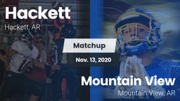 Matchup: Hackett  vs. Mountain View  2020