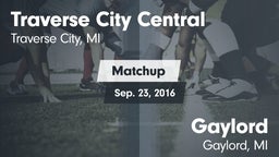 Matchup: Central  vs. Gaylord  2016