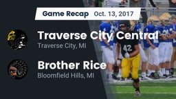Recap: Traverse City Central  vs. Brother Rice  2017