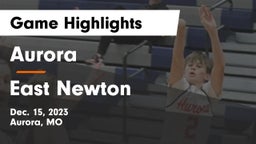 Aurora  vs East Newton  Game Highlights - Dec. 15, 2023
