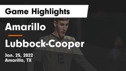 Amarillo  vs Lubbock-Cooper  Game Highlights - Jan. 25, 2022