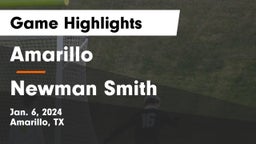 Amarillo  vs Newman Smith  Game Highlights - Jan. 6, 2024