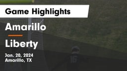 Amarillo  vs Liberty  Game Highlights - Jan. 20, 2024