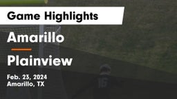 Amarillo  vs Plainview  Game Highlights - Feb. 23, 2024