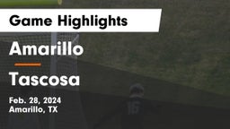 Amarillo  vs Tascosa  Game Highlights - Feb. 28, 2024