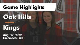 Oak Hills  vs Kings Game Highlights - Aug. 29, 2022