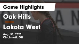 Oak Hills  vs Lakota West  Game Highlights - Aug. 31, 2023